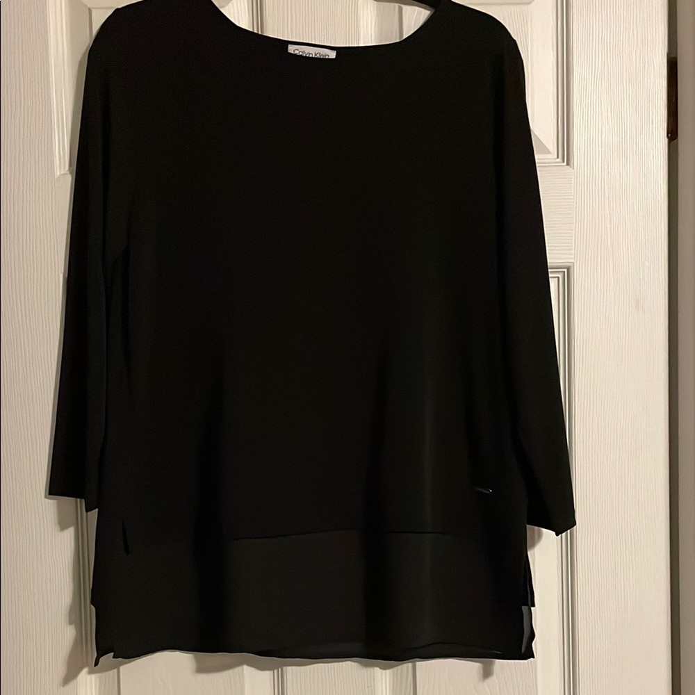 Calvin Klein Black Fooler Top